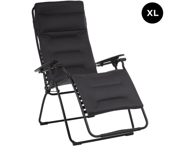 Lafuma Mobilier Futura Xl Chaise Pliante Air Comfort Noiracier